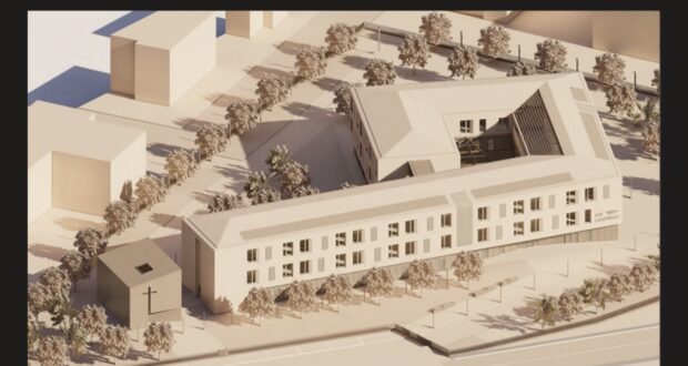 Il disegno della futura Casa di riposo