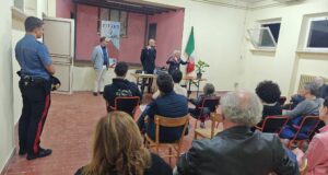Un momento dell'incontro a Pitino