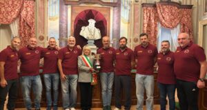 I campioni d'Italia ricevuti in Comune
