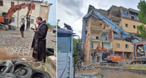 San Pacifico, è iniziata la demolizione