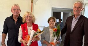 I coniugi festeggiati a Colleluce
