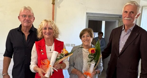 I coniugi festeggiati a Colleluce