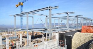 Un cantiere della ricostruzione