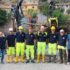 Volontari della Protezione civile in azione